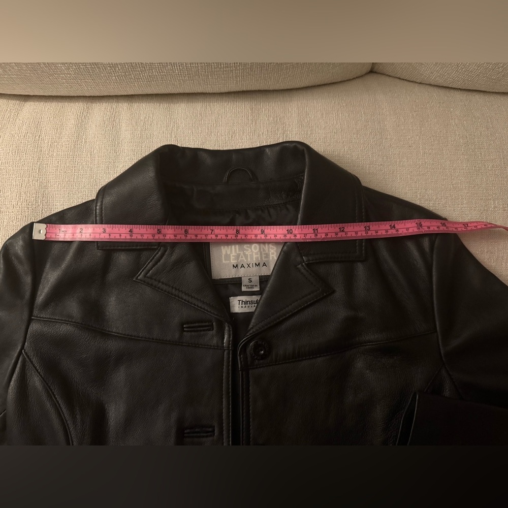 Wilsons Leather Black Leather Jacket - Picture 11 of 11